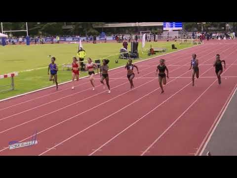 100m - TCF - Groupe 1 - Finale B - Meeting National 1 de Cergy-Pontoise - 10/06/2019