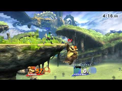 smash 4 venus - psy(bowser) vs chandler(little mac)