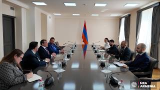 ՀՀ ԱԳ նախարարն ընդունել է խաղաղության առաքելությունների հարցերով ԱՄՆ հատուկ բանագնացի ավագ խորհրդականին