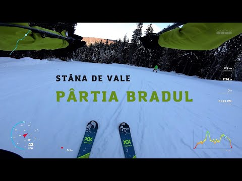 Stâna de Vale Ski 2022 | Pârtia Bradul | Apuseni | 2.7K