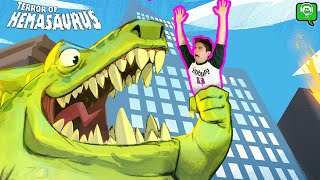 We CRUSH a CITY in Terror of Hemasaurus on HobbyGaming
