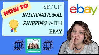 How to Set Up International Shipping on Ebay Easily.  Quick International Shipping Tutorial.
