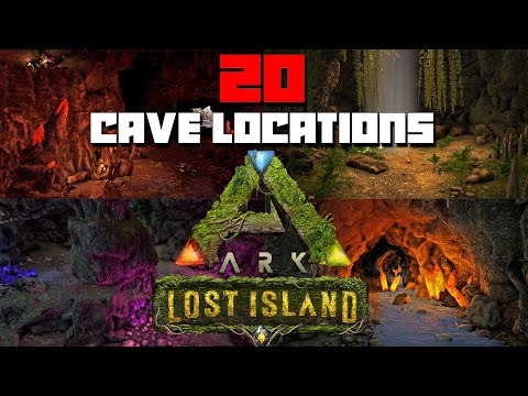 ARK: Lost Island | 20 Caves | Base Locations For PVP & PVE (New Coords In PINNED Comment)