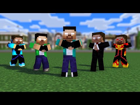 jbCraft - Herobrine Brothers Dance performance  - Minecraft Animation
