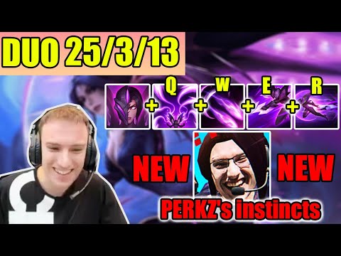 Perkz returned to the ADC and showed an ability to dodge and hold his position | C9 Perkz stream