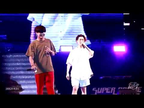[FANCAM] 180624 빈첸, 김하온 - 바코드