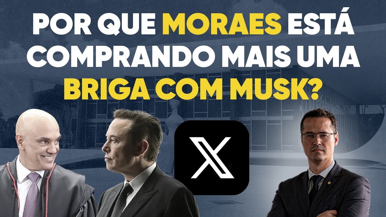 Nova briga: PF diz a Moraes que X financiou contas bloqueadas!
