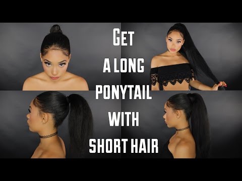 Ladies! Your Short Hair Can Still Get You Long Pony Tail