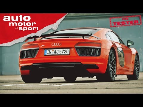Audi R8 V10 Plus: hoch-drehend, tief-liegend, breit-grinsend - Die Tester | auto motor und sport
