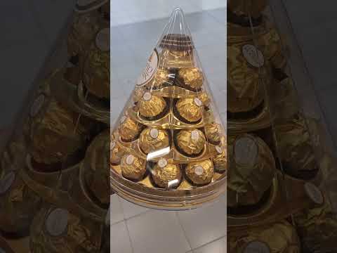 Ferrero rocher cone shaped pack #shorts #viral #shortsvideo