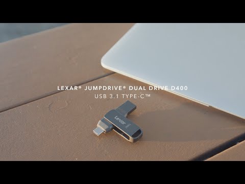 video usb lexar jumpdrive dual drive d400 usb 3.1 type c  type a
