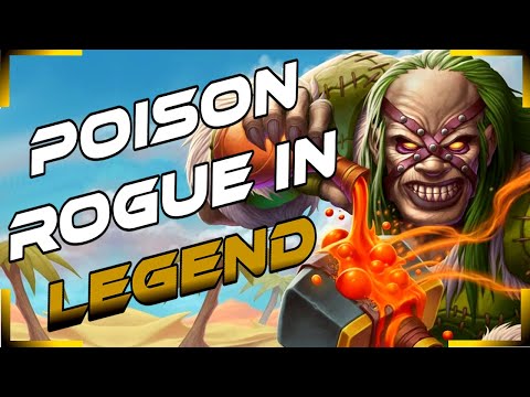 Poison Rogue / Aggro Rogue in legend - Forged in the Barrens - Hearthstone