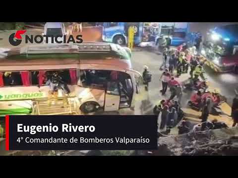Video muestra volcamiento de bus donde murió integrante de Orquesta de Cámara de Chile en Valparaíso