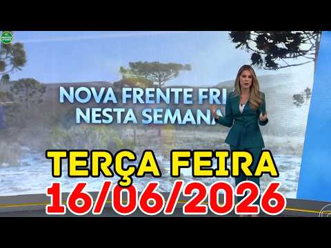CHUVA FORTE AVANÇA ENTRE SÃO PAULO E RIO DE JANEIRO NESTA TARDE| Previsão do Tempo Jornal Hoje 16/06