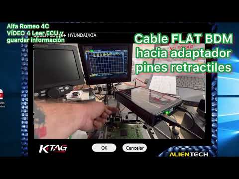Alfa Romeo 4C VIDEO 4 Leer ECU y guardar los datos leídos