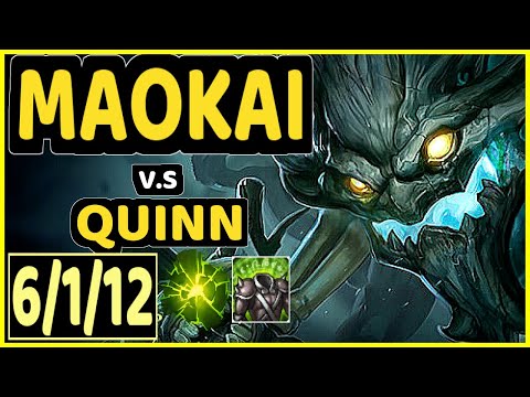 TRUKLAX (MAOKAI) vs QUINN - 6/1/12 KDA TOP GAMEPLAY - EUW Ranked GRANDMASTER