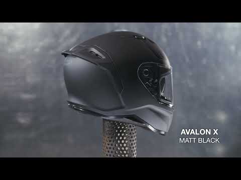 Caberg Helm | Avalon X | matt schwarz | Integralhelm | 360 Grad Ansicht