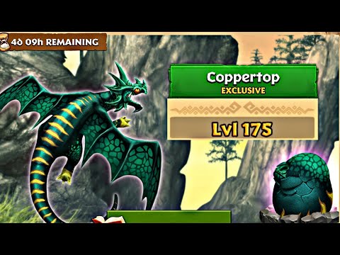 COPPERTOP MAX LEVEL 175 TITAN MODE - Exclusive Egg Biter - Dragons: Rise of Berk