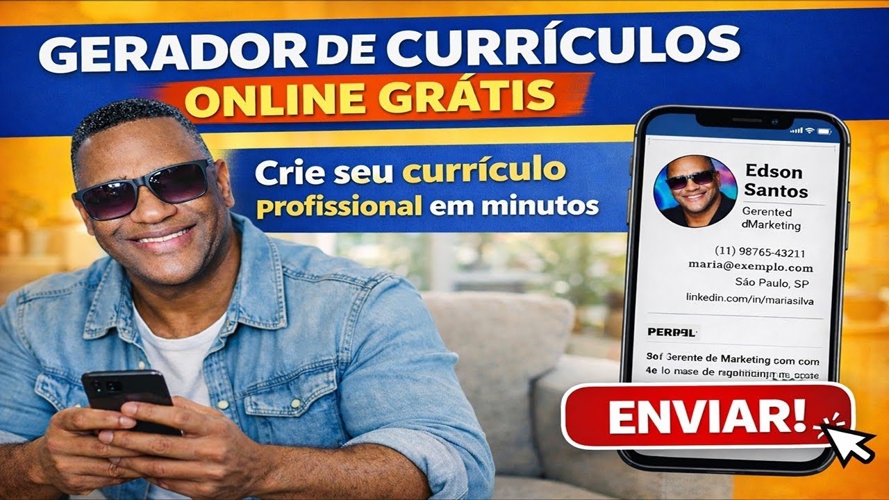 Vídeo: Como criar currículo profissional grátis
