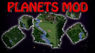 Minecraft | PLANETOID MOD Showcase! (Planets Mod, Floating Islands, Cube World)