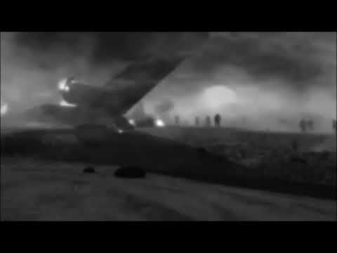 Nacht Der Untoten (Night of the Undead) intro cutscene but it was recorded in black and white