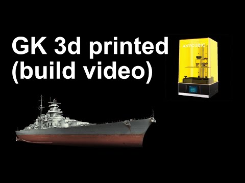 Großer Kurfürst 3d printed (build video)