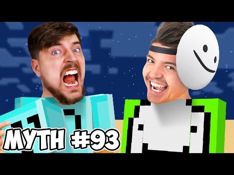 Busting 100 YouTuber Myths in Minecraft!