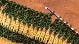 🔥 Super simple Tunisian knitting. Crochet master class