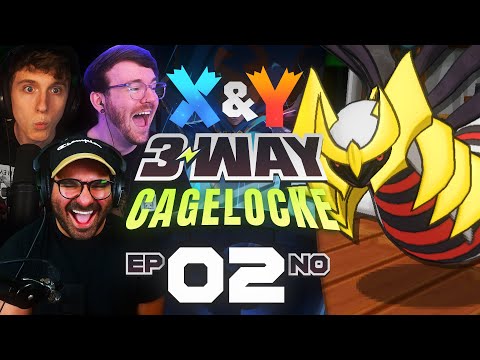 THE FIRST CAGE MATCHES! • Pokemon X&Y 3 Way Randomizer Cagelocke • 02