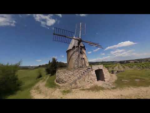 Dji avata 2   Moulin de Villeneuve Minervois