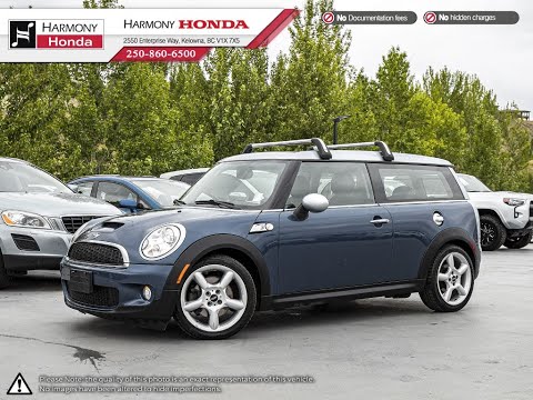 2009 Mini Cooper Clubman S - U6931A - Blue - Harmony Honda - Kelowna, BC