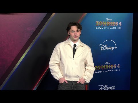 Joshua Colley "Zombies 4: Dawn of the Vampires" Premiere Blue Carpet