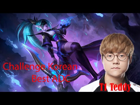 T1 Teddy Vayne ADC vs Thresh SUPPORT | CHALLENGE KOREAN