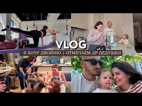 VLOG // Хочу двойню? // Отмечаем день рождения дедушки // Монте знакомится с тетей