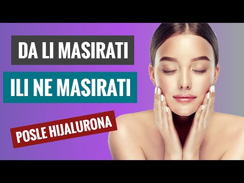 Da li masirati, ili ne masirati posle filera