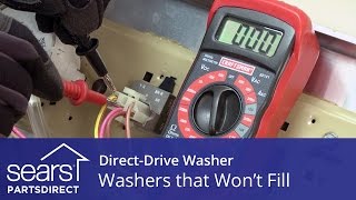 Top-Load Washer Won't Fill: Troubleshooting Direct-Drive