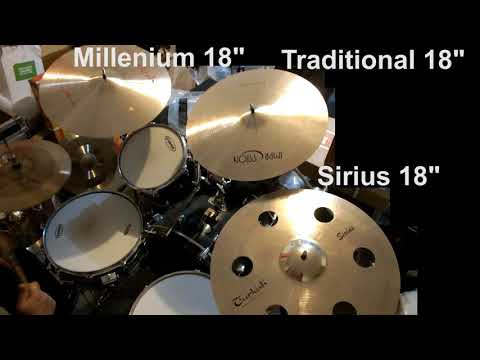 Impression traditional crash 18'' con mixed illuminati millennium turkish y sirius