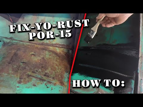 How to Treat Surface Rust - Por15