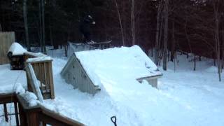 preview picture of video 'back yard terrain park 3'
