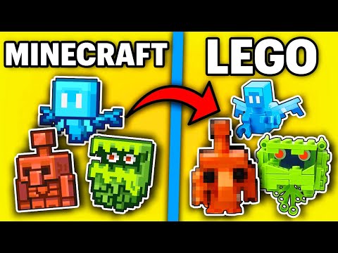 Minecraft MOB VOTE, but it's LEGO...