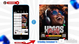Festive Season Party Flyer Design Tutorial