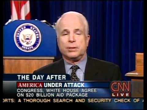 CNN 9/11 LIVE TV Coverage (9/12/01) 8:45 P.M - 9:00 P.M