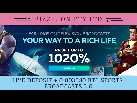 Bizzilion.com отзывы 2019, mmgp, SPORTS BROADCASTS 3 0, Live Deposit + 0 003080 BTC