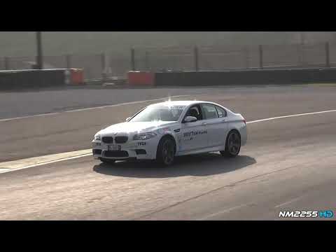 966 BMW M5 F10 Launch, Powerslides and Revs