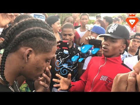 Spitting is not fair 💦!! La Rabia 24 vs. Chicho RP 😂 (What a joke) Freestyle Battle in Santiago