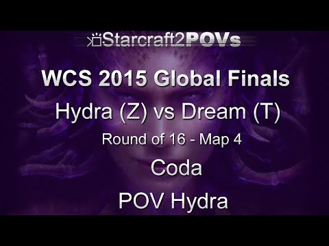 SC2 HotS - WCS 2015 Global Finals - Hydra vs Dream - Ro16 - Map 4 - Coda - Hydra