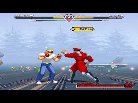 Axel vs M. Bison | Great Battle ! | Street of Rage vs Street Fighter