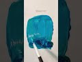 How to make dark turquoise color 🌊                          #colors #shorts #art #artist