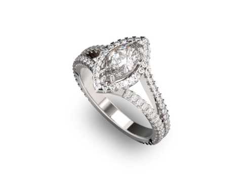 POLAD Diamond Engagement Ring - 1.20 ctw R32654-1W
