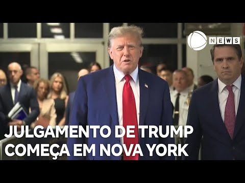 Julgamento de Donald Trump começa em Nova York